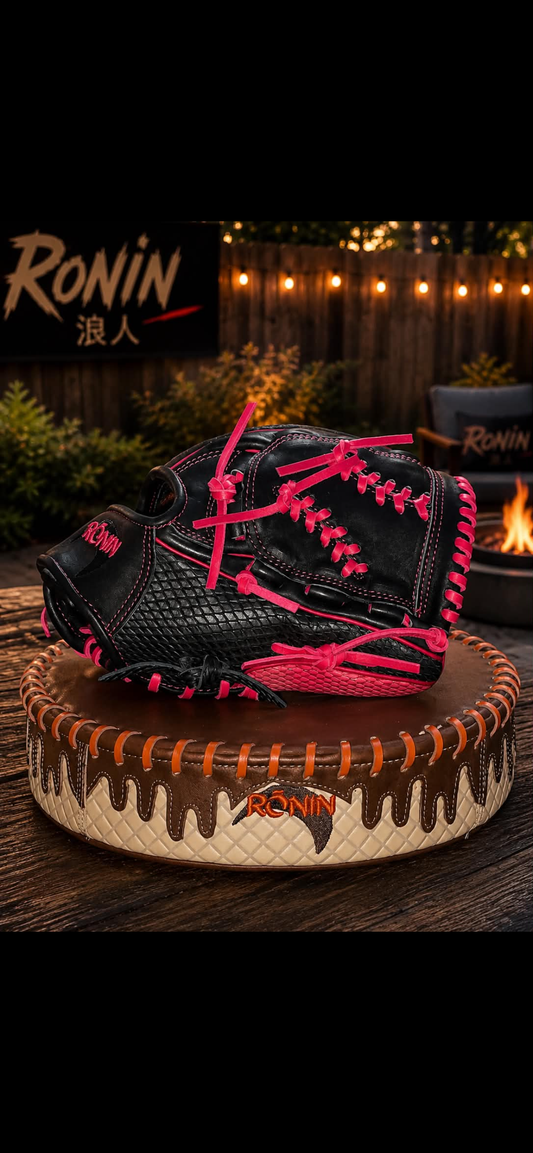 Ronin 11.25” Black & Red Snakeskin Infield Glove